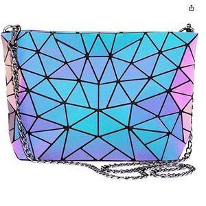 Unique Holographic Crossbody Purse!